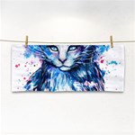 Cat Hand Towel Front