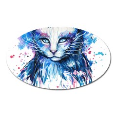 Cat Oval Magnet by saad11