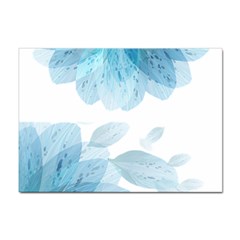 Blue-flower Sticker A4 (100 Pack) by saad11