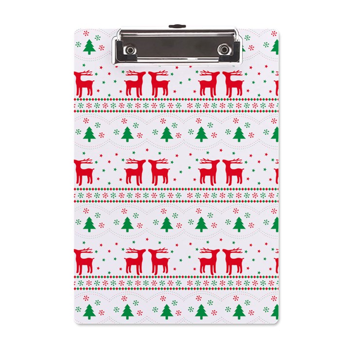 Christmas A5 Acrylic Clipboard