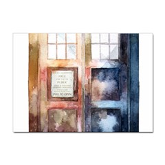 Tardis Doctor Who Sticker A4 (100 Pack) by Cendanart