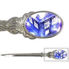 Tardis Doctor Who Blue Travel Machine Letter Opener by Cendanart