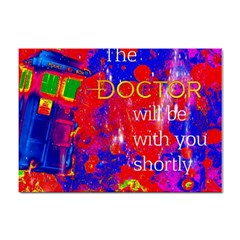 Doctor Who Dr Who Tardis Sticker A4 (100 Pack) by Cendanart