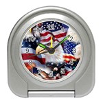 United States Of America Images Independence Day Travel Alarm Clock Front