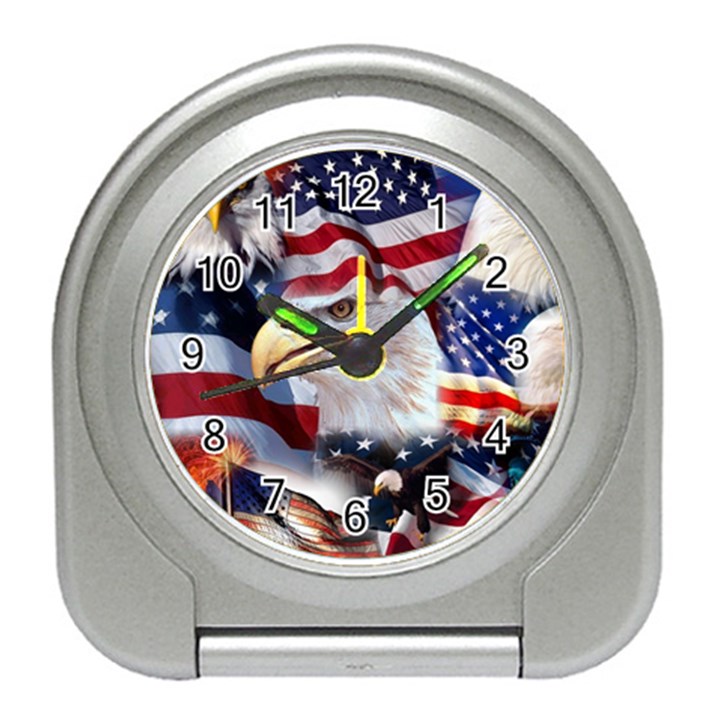 United States Of America Images Independence Day Travel Alarm Clock