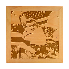 United States Of America Images Independence Day Wood Photo Frame Cube by Ket1n9