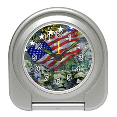 Usa United States Of America Images Independence Day Travel Alarm Clock by Ket1n9