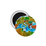 World Map 1.75  Magnets Front