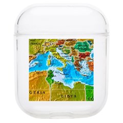 World Map Soft Tpu Airpods 1/2 Case by Ket1n9