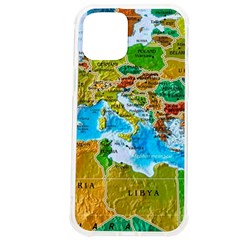 World Map Iphone 12 Pro Max Tpu Uv Print Case by Ket1n9