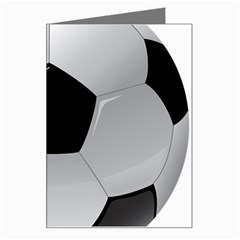 Soccer Ball Greeting Card by Ket1n9