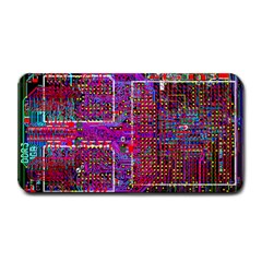 Technology Circuit Board Layout Pattern Medium Bar Mat by Ket1n9