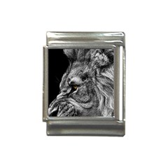 Angry Male Lion Roar Wild Animal Italian Charm (13mm) by Cendanart