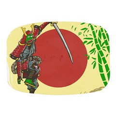 Meme Samurai Artwork Japaneses Mini Square Pill Box by Cendanart