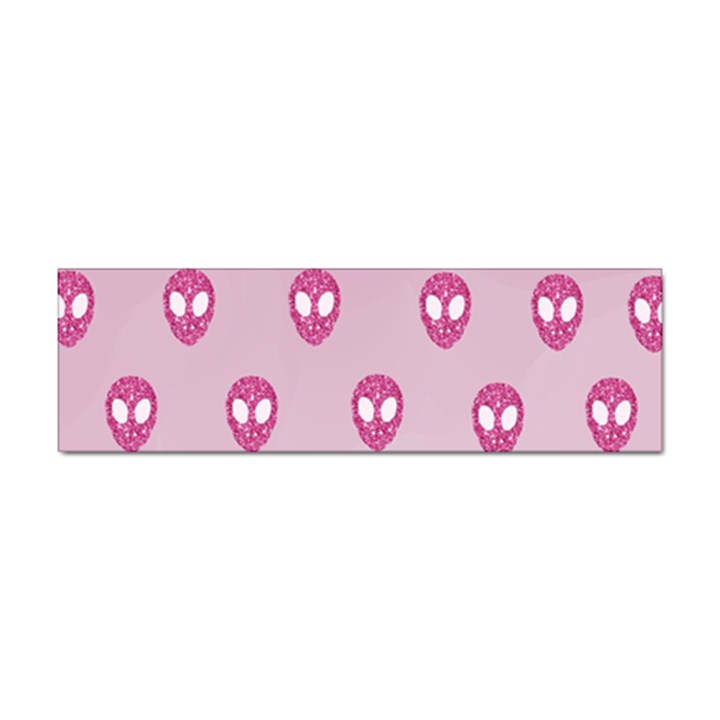 Alien Pattern Pink Sticker Bumper (10 pack)