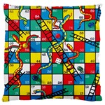 Snakes And Ladders Large Cushion Case (One Side) Front