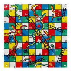 Snakes And Ladders Banner And Sign 4  X 4  by Ket1n9