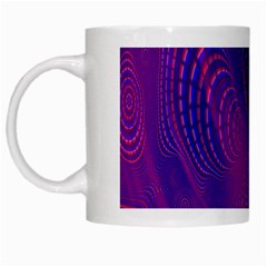 Abstract Fantastic Fractal Gradient White Mug by Ket1n9