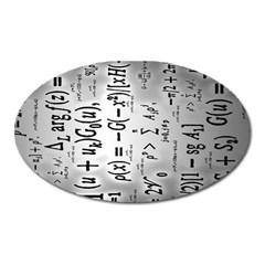 Science Formulas Oval Magnet by Ket1n9