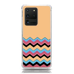 Chevrons Patterns Colorful Stripes Samsung Galaxy S20 Ultra 6 9 Inch Tpu Uv Case by Ket1n9