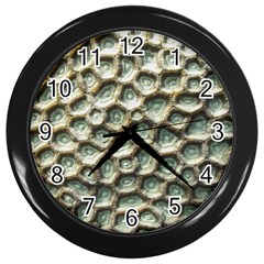 Ocean Pattern Wall Clock (black) by Ket1n9