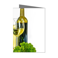 White Wine Red Wine The Bottle Mini Greeting Cards (pkg Of 8) by Ket1n9