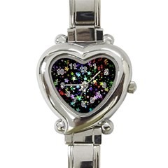 Christmas Star Gloss Lights Light Heart Italian Charm Watch by Ket1n9