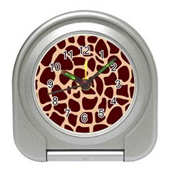 Animal Print Girraf Patterns Travel Alarm Clock by Ket1n9