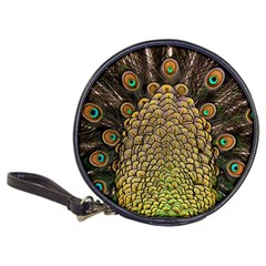 Peacock Feathers Wheel Plumage Classic 20-cd Wallets by Ket1n9