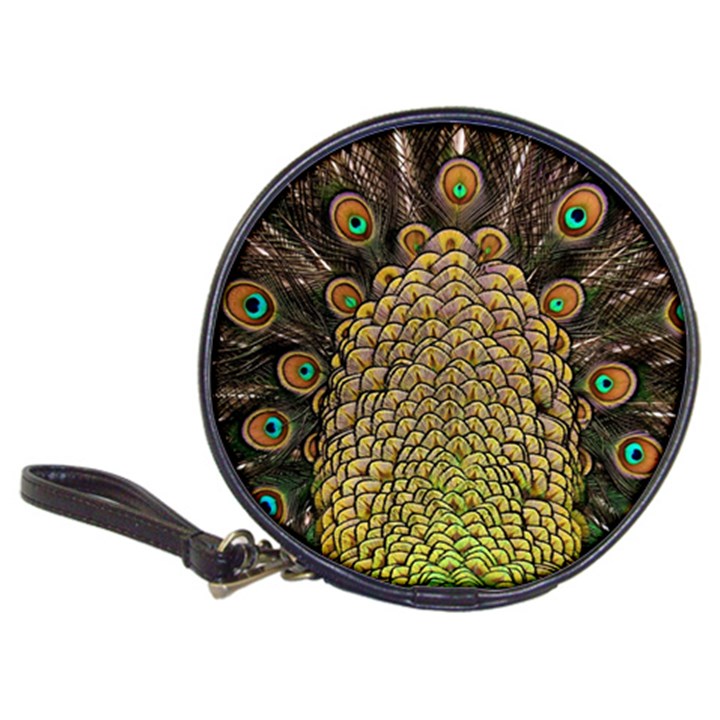 Peacock Feathers Wheel Plumage Classic 20-CD Wallets