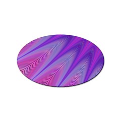 Purple Star Sun Sunshine Fractal Sticker Oval (100 Pack) by Ket1n9