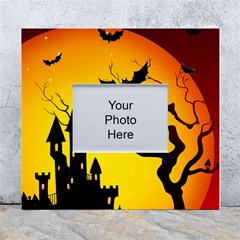 Halloween Night Terrors White Wall Photo Frame 5  X 7  by Ket1n9