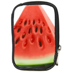 Seamless Background With Watermelon Slices Compact Camera Leather Case by Ket1n9