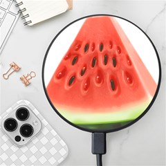 Seamless Background With Watermelon Slices Wireless Fast Charger(black) by Ket1n9