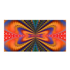 Casanova Abstract Art-colors Cool Druffix Flower Freaky Trippy Satin Wrap 35  X 70  by Ket1n9