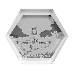 Astronaut Hexagon Wood Jewelry Box by Ket1n9