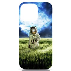 Astronaut Iphone 14 Pro Max Black Uv Print Case by Ket1n9