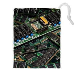 Computer Ram Tech - Drawstring Pouch (4xl) by Hannah976