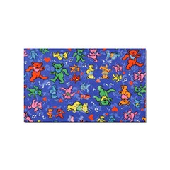 Grateful Dead Bears Pattern Sticker Rectangular (10 Pack) by Cendanart