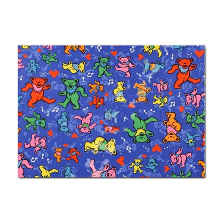 Grateful Dead Bears Pattern Sticker A4 (100 pack)