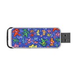 Grateful Dead Bears Pattern Portable USB Flash (One Side) Front