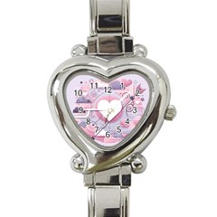 Heart Love Minimalist Design Heart Italian Charm Watch by Bedest