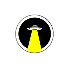 Ufo Flying Saucer Extraterrestrial Hat Clip Ball Marker (4 Pack) by Cendanart