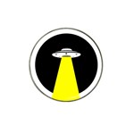 Ufo Flying Saucer Extraterrestrial Hat Clip Ball Marker (4 pack) Front