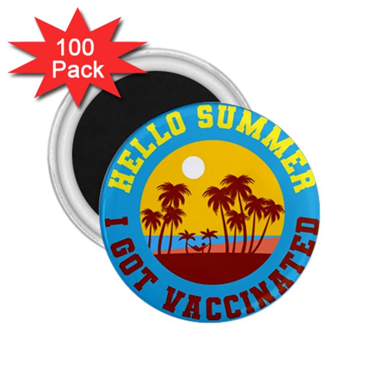 Vaccination Summer 2.25  Magnets (100 pack) 