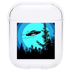 Ufo Alien Night Sky Night Hard Pc Airpods 1/2 Case by Cendanart