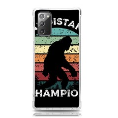 Monster Yeti Social Distance Monkey Samsung Galaxy Note 20 Tpu Uv Case by Cendanart