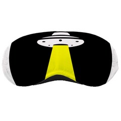 Ufo Flying Saucer Extraterrestrial Sleep Mask by Cendanart