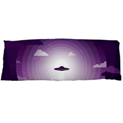 Ufo Illustration Style Minimalism Silhouette Body Pillow Case (dakimakura) by Cendanart