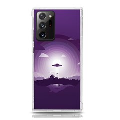 Ufo Illustration Style Minimalism Silhouette Samsung Galaxy Note 20 Ultra Tpu Uv Case by Cendanart